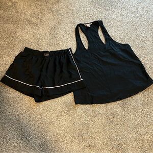 VITORIA’S SECRET BLACK SLEEPWEAR SET